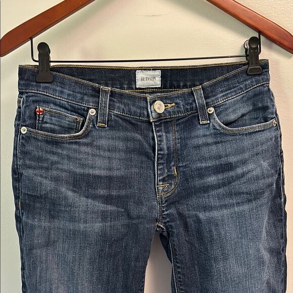 Hudson Jeans Blue Skinny Denim Tapered Fit - Picture 2 of 12